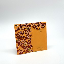 Polytrade Paper - 利是封 香港本地設計師設計 魚意系列 - 燙金擊凸 橙紅色 牛年2021（8個/包)
